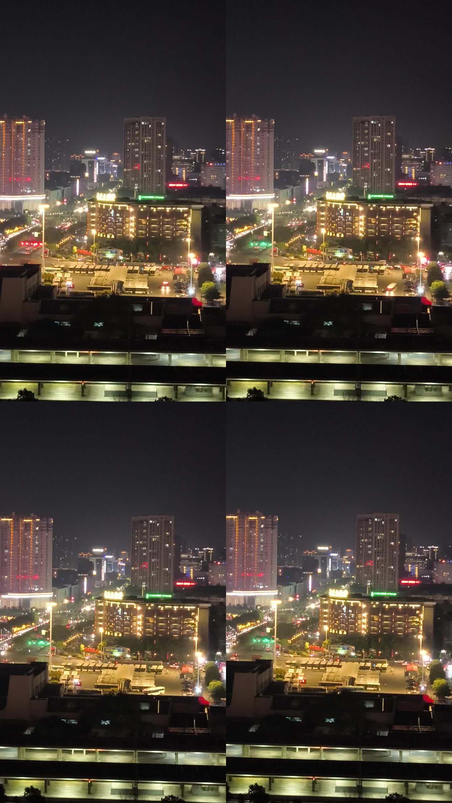 岳阳城市夜景手机拍摄快手抖音素材免费