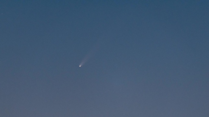 HD实拍紫金山彗星延时