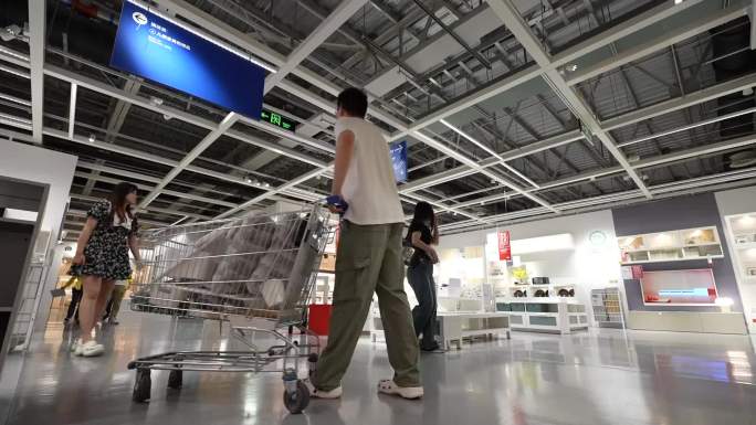 家居购物 宜家购物 家居广场 家居人流