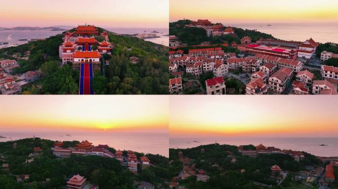 湄洲岛妈祖4k航拍