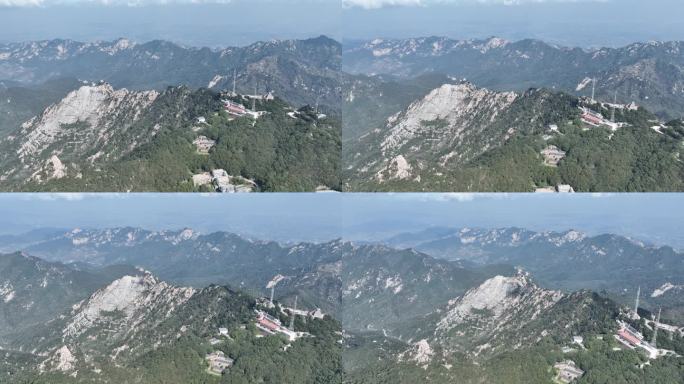 临沂文旅蒙山 寿星龟蒙顶航拍国庆节