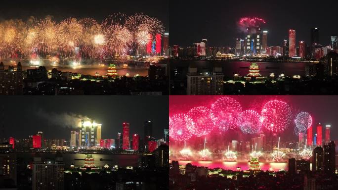 震撼！南昌国庆烟花秀