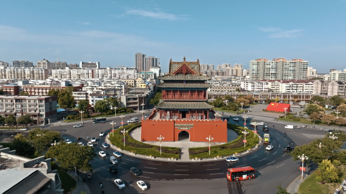 [集合]山西临汾市空镜集合铁佛寺鼓楼华门