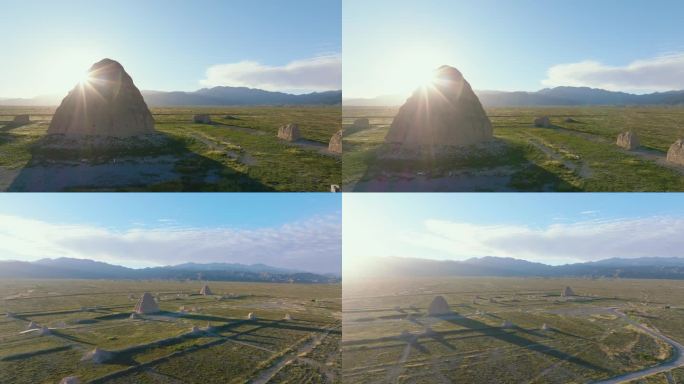 西夏王陵夕阳01