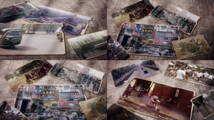 复古回忆怀旧老照片展示