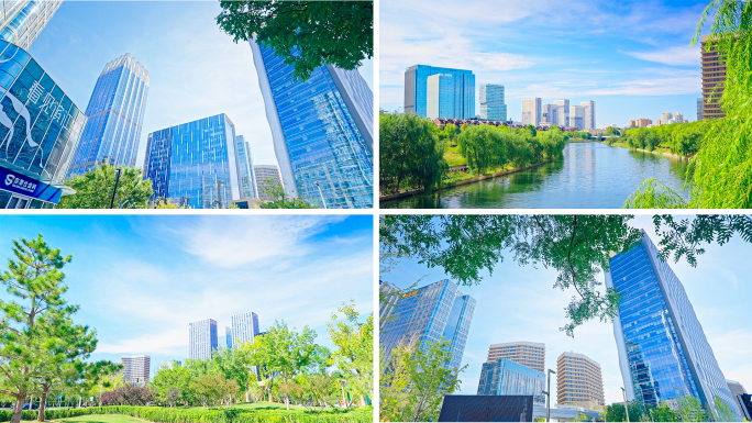 北京通州运河商务区空镜