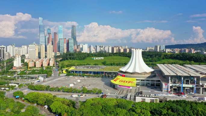 第21届中国东盟博览会航拍素材4