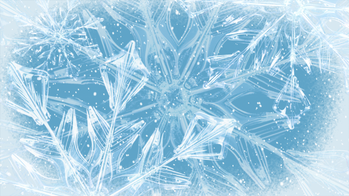 【3组】4K雪花背景