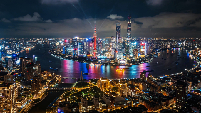 上海夜景航拍
