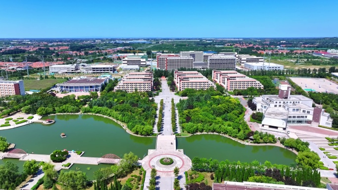 青岛市技师学院航拍