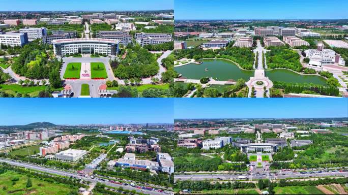 青岛市技师学院航拍