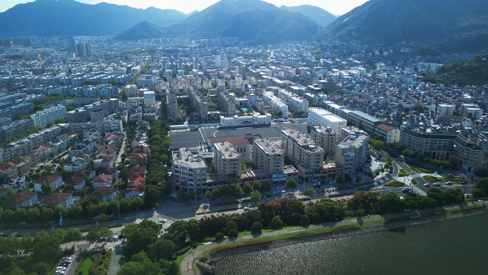 宁波象山县城市航拍城市建设4K
