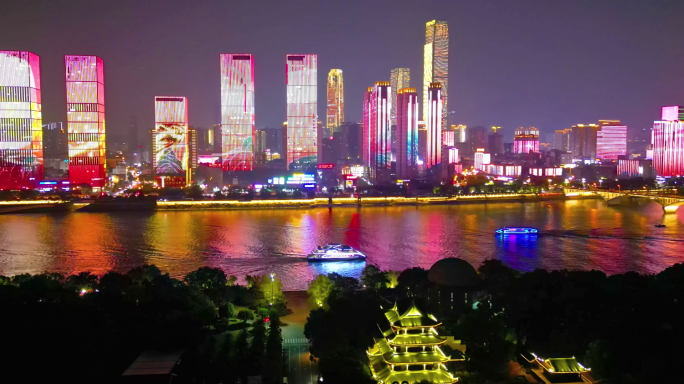 长沙湘江游轮 夜游湘江