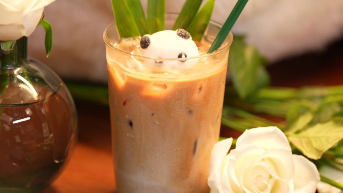 四川美食 成都大熊猫 熊猫冰淇淋 甜品