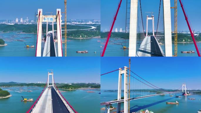 4K 龙门大桥  平陆运河出海口终点钦州