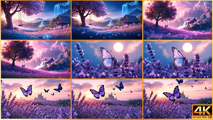 唯美超现实仙境片头 美妙忘忧治愈系风光