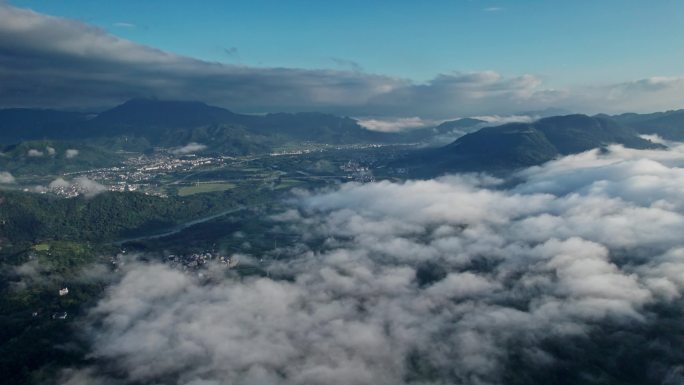 温州永嘉楠溪江狮子岩云海日出