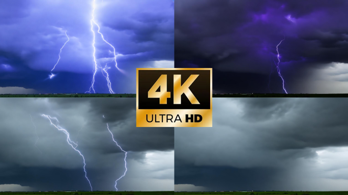 乌云里电闪雷鸣