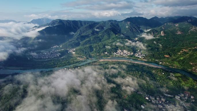 温州永嘉楠溪江狮子岩云海日出