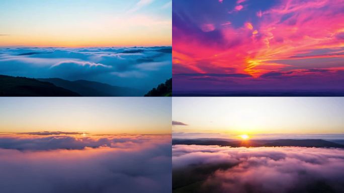 火烧云  日落延时   日出延时合集