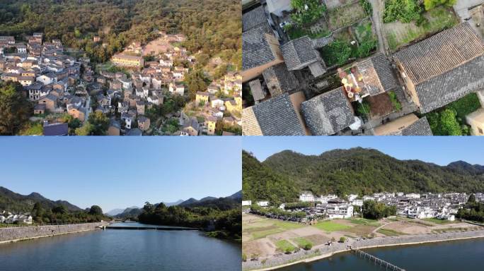 安徽黄山阳产土楼绩溪龙川村鄣山大峡谷