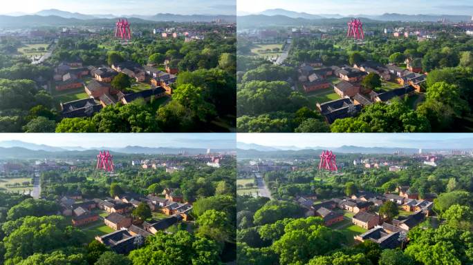 4K航拍江西瑞金苏维埃共和国中央政府旧址