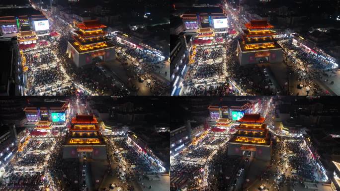 开封鼓励夜景航拍