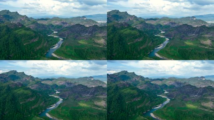 4K航拍福建武夷山4