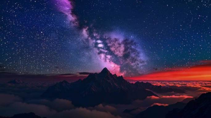 星河 璀璨星河 星空 夜空