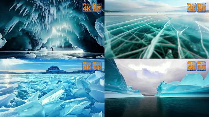 【4k】冰川合集