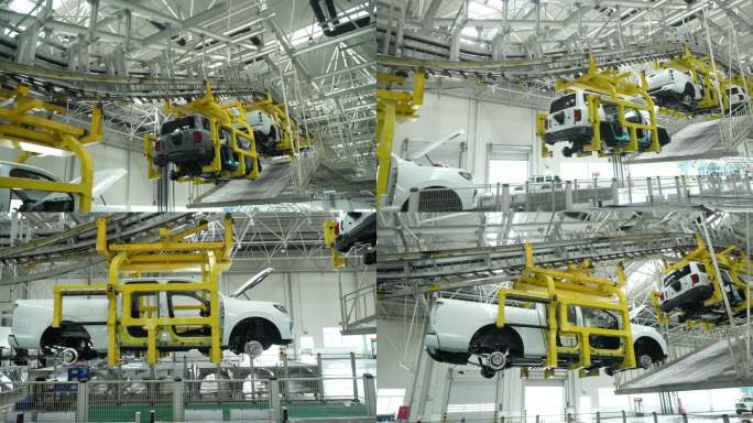 汽车生产线机械臂工作未来工厂科技现代化5