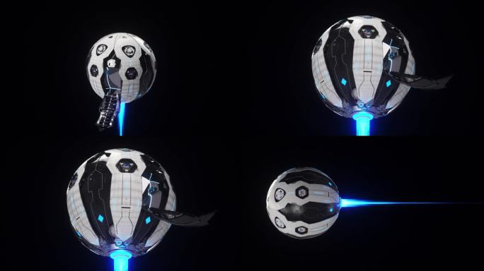 太空舱模型动画 C4D