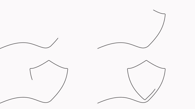 盾连续线绘制动画。