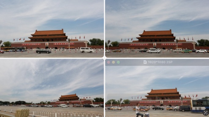 20世纪初北京天安门车流