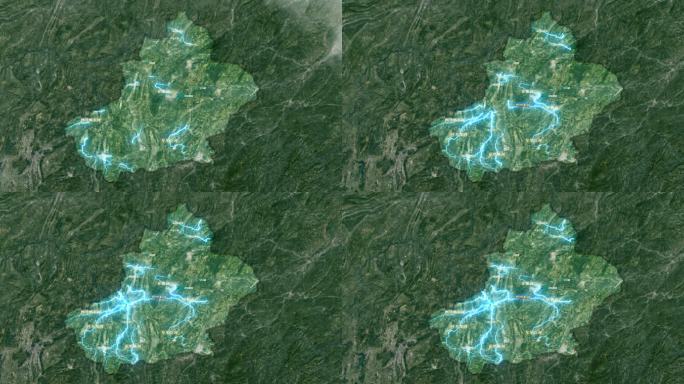 新疆维吾尔自治区水域地图