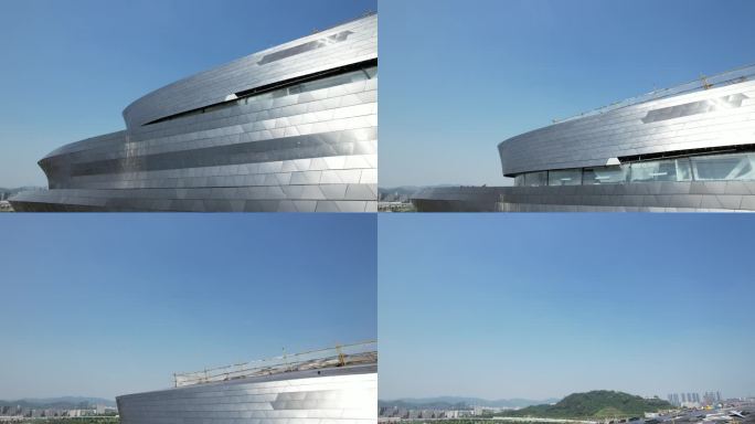 4K航拍深圳科技馆（新馆）光明区