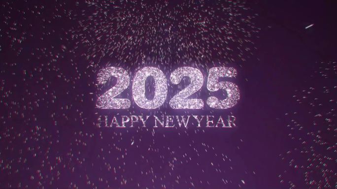 2025跨年倒计时开场 烟花