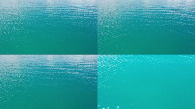 航拍西藏纳木错湖风光