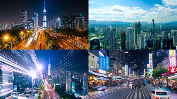 繁华台北城市风光