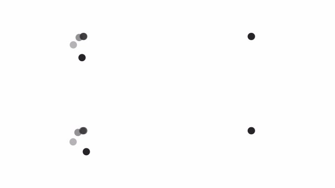 移动点圆加载动画黑白