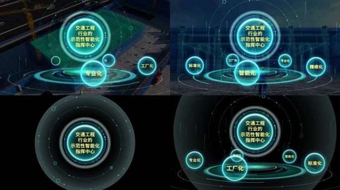 企业结构架构业务板块分类AE模板