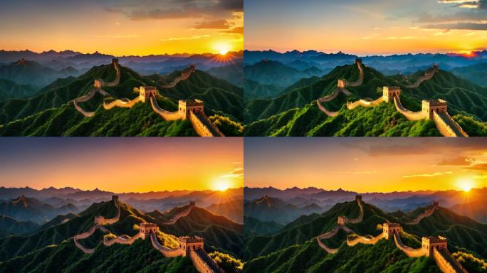 万里长城绝美镜头 童话里的感觉