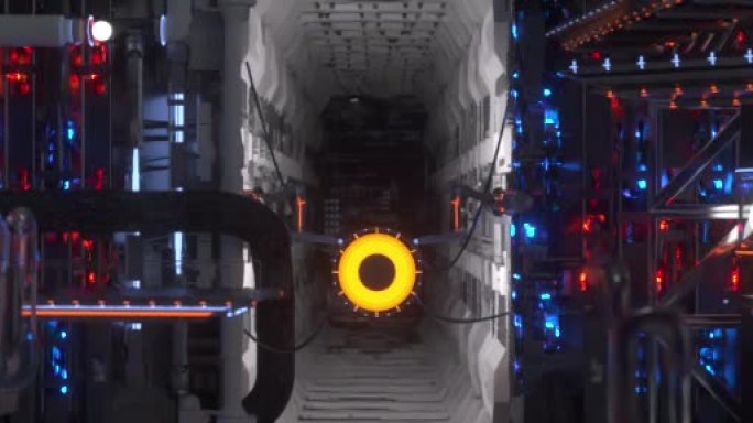 科技场景 C4D 动画