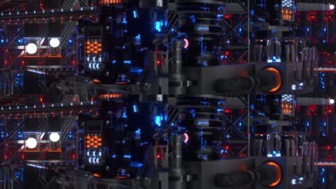 科技场景 C4D 动画