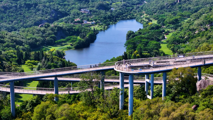 上李水库山海步道散步休闲娱乐