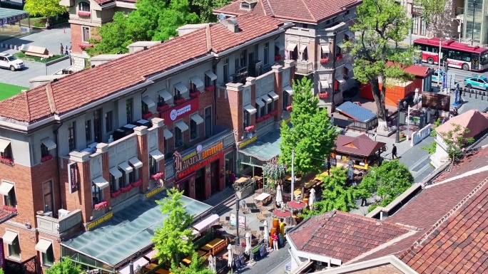 航拍意式风情旅游区（意风区）