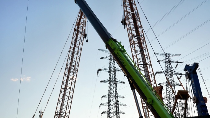 工地施工画面4K