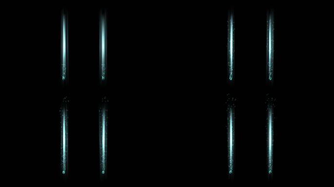 透明通道流光粒子光门视频素材