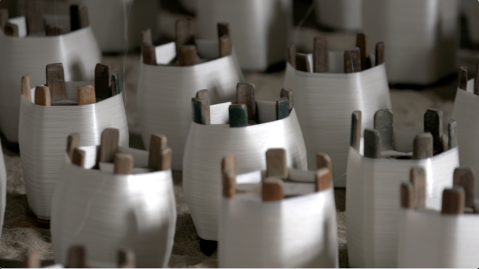 杭罗织造技艺 纺织厂 生产车间