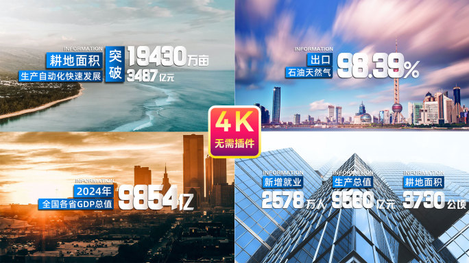 简洁大气数据文字